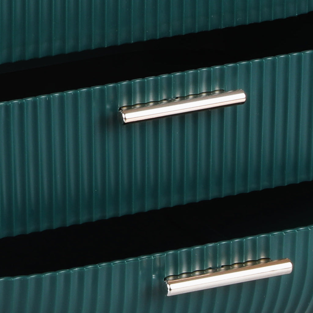 NNEIDS Makeup Storage Case Cosmetic Organiser Green